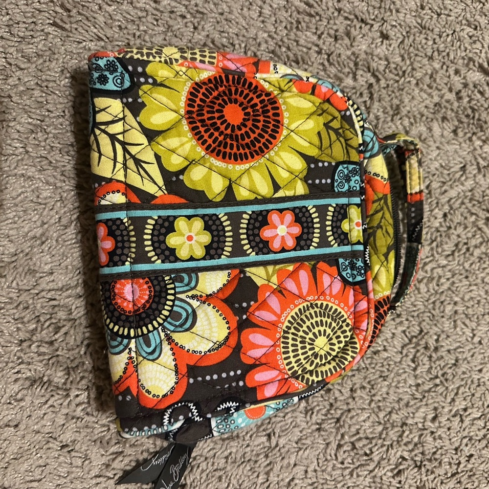 Vera Bradley Multicolor Floral Quilted Jewelry Pouch